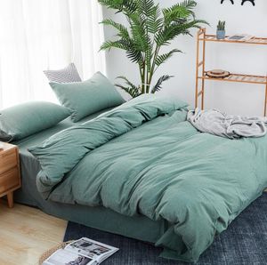 Ensembles de literie en coton Queen Size Imprimé Literie Vente Taies d'oreiller Feuille Housses de couette