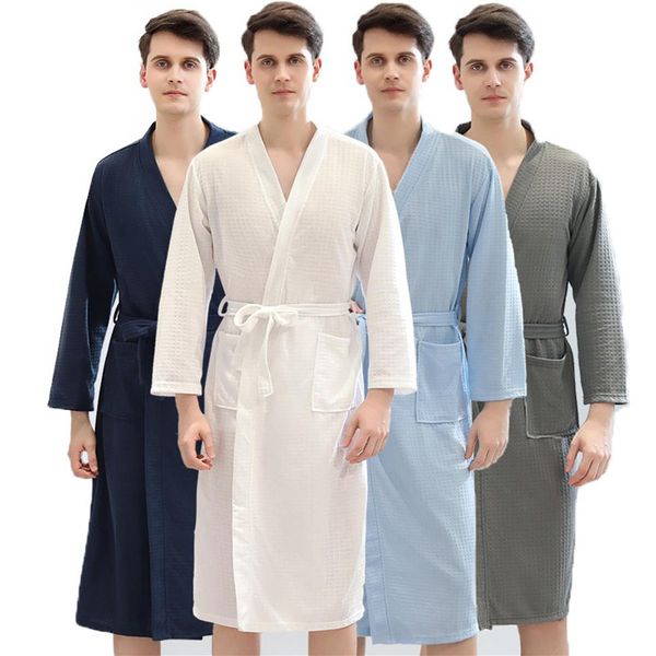 Pyjama en coton de haute qualité pour hommes, salle de bains, douche, flanelle, peignoir, usine directe s293L