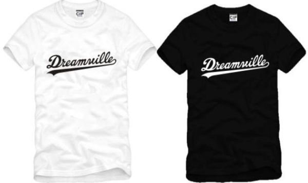 Camiseta de algodón de alta calidad nueva DREAMVILLE J COLE LOGO impreso camiseta hip hop camisetas 100 algodón 6 colores 8314709