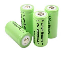 hoogwaardige CR123A 16340 2800mAh 3 7V Oplaadbare lithiumbatterij Hand vastgehouden schoonheidsinstrument Batterijcampinglamp batterij