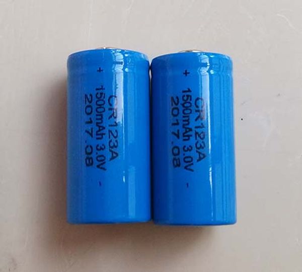 Batterie au Lithium Non rechargeable CR123A 3.0v, 1500mAh, haute qualité, 123A DL123A, pour appareils photo, lampes de poche