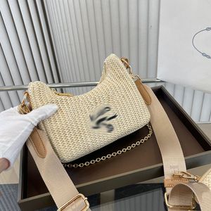 Designer à bandoulière de haute qualité trois sacs de crochet hobo sacs de luxe sacs tressés sacs polyvalents de grande capacité pour les dames bogg sacs
