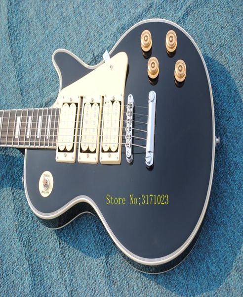 Ace personnalisée de haute qualité Frehley Guitar Electric Black Nouvel Arrivée OEM disponible4114015