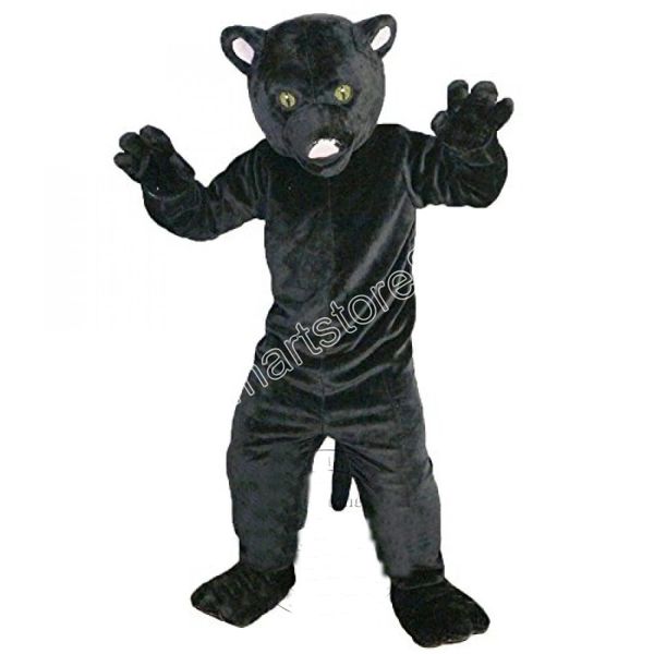 Costumes de mascotte de léopard noir personnalisés de haute qualité, thème animé, personnage de dessin animé, Costume de fête de carnaval d'halloween