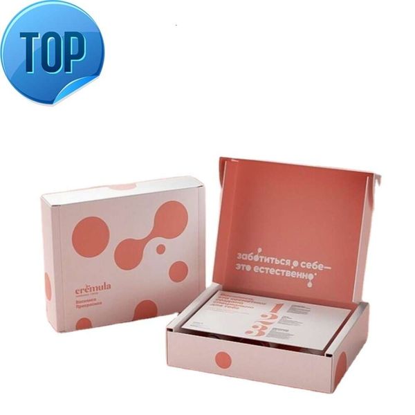 Caja de envío al por mayor amistosa de Eco de papel de lujo corrugado de gran tamaño personalizado de alta calidad para perfume