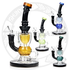 Hoge kwaliteit Dab Rig waterpijp glazen bong recycler rookwaterpijp