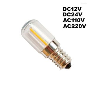 Alta calidad DC12V 24V 48V 60V AC110V AC220V E12 E14 B15 Luz Led para nevera Campana Extractora bombilla para máquina de coser 20 unids/lote