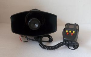 Amplificateurs d'alarme d'avertissement de sirène de moto de voiture de puissance élevée DC12V, 100 W avec microphone 5 tons pour la police, ambulance, camion de pompiers