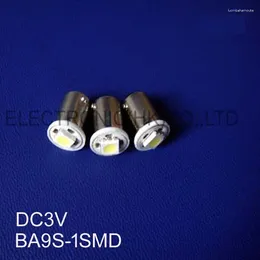 Ampoule Led de haute qualité, DC3V BA9s 3V, BAX9S 1815 1895 T4W, indicateur lumineux T11, avertissement, 20 pièces/lot