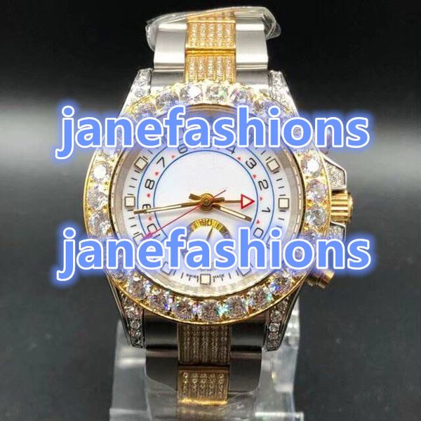 Reloj de pulsera para hombre con diamantes de alta calidad, reloj de moda novedoso, relojes deportivos mecánicos automáticos a prueba de agua, envío gratis
