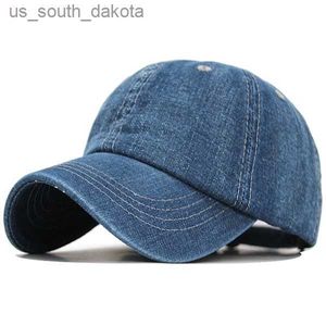 High Quality Denim Baseball Cap Men Women Jeans Snapback Caps Casquette Plain Bone Hat Gorras Men Casual Blank Dad Male Hats L230523