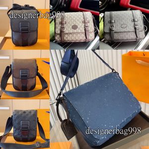 Bolso de diseñador de alta calidad Hombres Mujeres Bolso de mensajero de diseñador de lujo Bolso cruzado Ligero Clásico Flores viejas Bolso de mensajero de cuero de lona Bolso Bolso de hombro