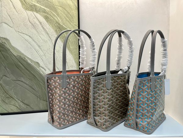 Bolso de diseñador de alta calidad, bolso de hombro para mujer, bolso hobo, bolso hecho a mano, bolso de compras de gran capacidad para mujer, doble letra a cuadros, venta al por mayor