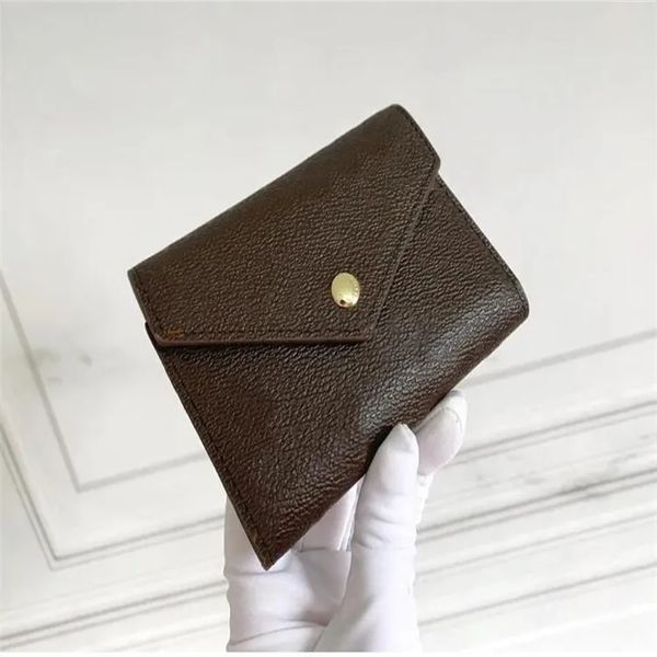 Bolso de diseñador de alta calidad Mujeres Short Walle Envío gratis 2023 Nuevo Mini Monederos clásicos con caja Lady Carteras de cuero Monedero Titular de la tarjeta Bolso de las señoras Flor comprobada