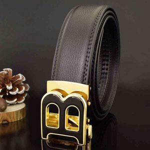 Ceintures de créateurs de haute qualité hommes mode b lettre de luxe célèbre marque ceinture en cuir authentique hommes classiques