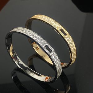 Bracelet de créateur de haute qualité marque H bracelet de luxe bijoux de créateur bracelet de nez de cochon plein de diamants amateurs de mariage bracelets cadeaux