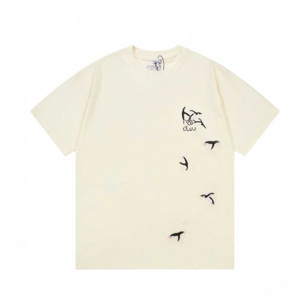 Vêtements de créateurs de haute qualité Mode série arctique Small Penguin Broidered mens t-shirt à manches courtes avec base