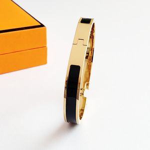 Hoge kwaliteit designer ontwerp Bangle roestvrij staal gouden gesp armband mode-sieraden heren en dames armbanden met doos