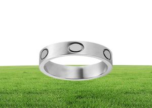 Hoogwaardige Designer Design Titanium Steel Couple Bandringen voor mannen en vrouwen Men039s beloven trouwringen Holiday Gifts1998041