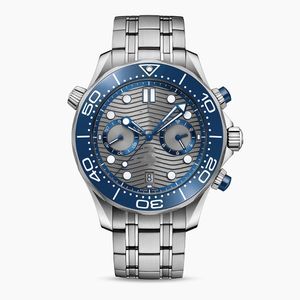 Hoge kwaliteit Designer Dure Mens Watch Explosive Solid Steel Belt volledige functie Timing Mens Quartz Watch Factory Agent Pass Shock Watches