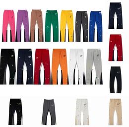 Haute qualité Designer Galleries Mens Jeans Dept Pantalons de survêtement Mouchetés Lettres classiques Imprimer Couple de femmes en vrac Pantalon décontracté polyvalent droit A8J