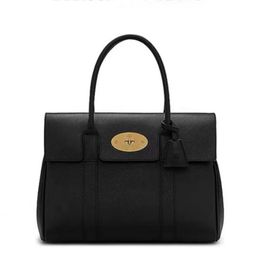 Sac à main de haute qualité Mulberries Sacs en épreuve Femmes Bayswater Morèmes de disques de la marque UK Tote Cuir Luxury Brand avocat