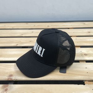 Hoge kwaliteit designer hoed voor dames zomer outdoor zonwering trucker hoeden voor mannen in maat verstelbare baseball caps vrouw paardenstaart ornament ga0120 B4