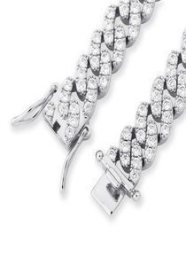 Bijoux de créateurs de haute qualité glacés Cha Hommes Femmes Bracelets de cheville Hip Hop Bling Diamant Bracelets de cheville Or Argent Lien Cubain Mode 2871441