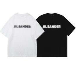 Designer de haute qualité Jil Sander T-shirt Mas Casual Mens Women Letter LETTER IMPRIMING TSHIRT SIMPLE STYLE T-shirt oversize lâche Tees