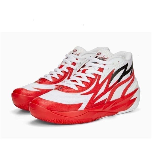 Diseñador de alta calidad Lamelo Ball 02 Hombres Zapatos de baloncesto MB 2 Honeycomb Phoenix Flare Año Nuevo Lunar Jade Red 2023 Entrenadores auténticos Mujeres
