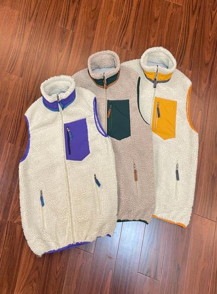 Hombres de diseño de alta calidad lana de cordero retro x chaleco espeso tibia estilo suelto s letra de gran tamaño otoño s m l xl size1173979
