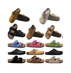 Designer de haute qualité des créateurs de haute qualité pour hommes et femmes de style rétro en cuir givré sandales polyvalentes et pantoufles à demi-plateau chaussures plates