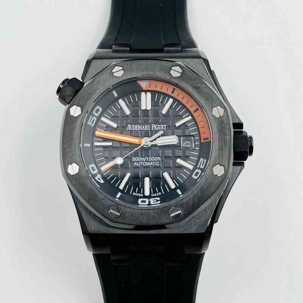 Montre de luxe pour hommes de haute qualité, montre mécanique de luxe pour hommes importée de la série 0ak, mouvement entièrement automatique, 42 3mm, montres suisses noires, marque Wris