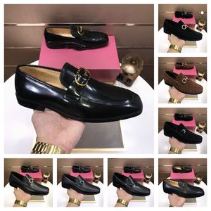 Chaussures de poison de haute qualité Chaussures en cuir en cuir pour hommes Conduite Chaussures pour hommes à semelle douce Red Pédale Lazy Chaussures Taille 38-46