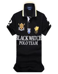 Hoge kwaliteit Designer Polo Shirts Men Polos Shirt T -shirt Zwart Watch Polo Team Custom Fit Over Size4799035