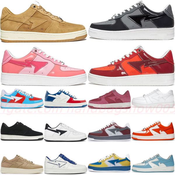 Chaussures de designer de haute qualité Chaussures de sport chaussures de basket-ball chaussures de sport Hommes femmes chaussures de course Baskets en daim noir blanc bleu rose chaussures à lacets baskets en gros