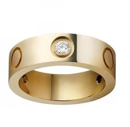 Hoge kwaliteit designer roestvrij staal Band Ringen mode-sieraden mannen bruiloft belofte ring vrouwen geschenken 111