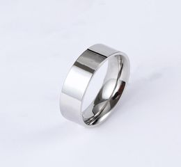 Designer de haute qualité en acier inoxydable lettre de luxe Men039 anneaux Engagement Engagement Jewelry Ladies Gift5812850