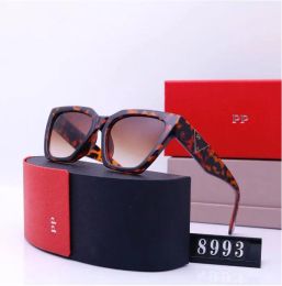 Lunettes de soleil de luxe de haute qualité pour hommes femmes lunettes de soleil personnalité lunettes résistantes aux UV lunettes surdimensionnées avec boîte 2312122D