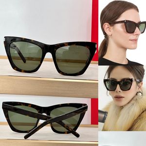 Hoge kwaliteit designer zonnebrillen dames UV400 vierkante zonnebril voor dames modieuze piloten rijden buitensporten reizen strandzonnebril met doos SL214