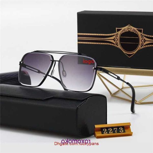 Designer de haute qualité Top New dita Fashion Lunettes de soleil 2273 Homme Femme Casual Lunettes Marque Soleil Lentilles Personnalité Lunettes Avec Box case B7TG 38KD