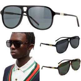 Des lunettes de soleil résistantes de concepteur de haute qualité UV400 pour hommes verres à cadre surdimensionnés pour les femmes Luxurious Wave Mask Sunglasses avec protection Case GG1156S