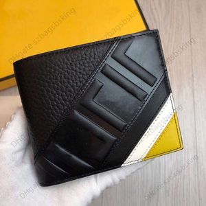 Portefeuille de créateur de haute qualité NOUVEAU portefeuille en cuir masculin 20 Sac à carte courte Clip de costume portable