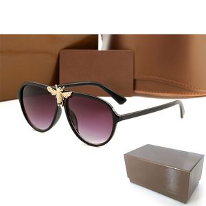 Lunettes de soleil de haute qualité pour femmes 2268 Lunettes de soleil de luxe pour hommes Protection UV Lunettes de vue pour hommes Charnière en métal dégradé Lunettes de mode pour femmes avec boîtes d'origine