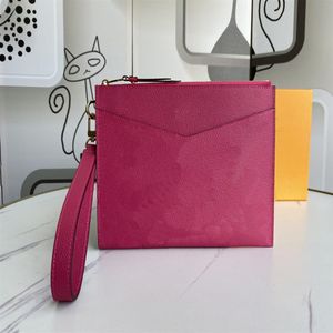 Hoge kwaliteit ontwerpers Clutch Bags Heren en Dames Luxe Handtassen 2021 Dame Klassieke Grote Capaciteit Bruine Portemonnees Zakelijk Melanie W298l