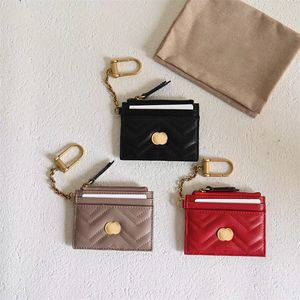 10A qualité mini porte-monnaie sac de créateur de luxe femmes hommes porte-clés porte-cartes porte-cartes portefeuilles clés organisateur de poche classique porte-passeport Marmont pochette clé