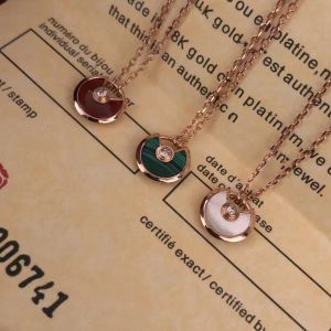 Hoogwaardige ontwerpers ketting dames charme sieraden cs kleine steen amulet temperament sleutelbeen ketting modeontwerper sieraden ketting cadeau voor vriendin nek