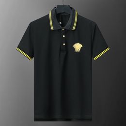 designers de haute qualité pour hommes Polos T-shirt Pra Fashion Casual Polo Man Veste à manches courtes Tshirts Sweatshirt Shirt Men Sportswear # SA21