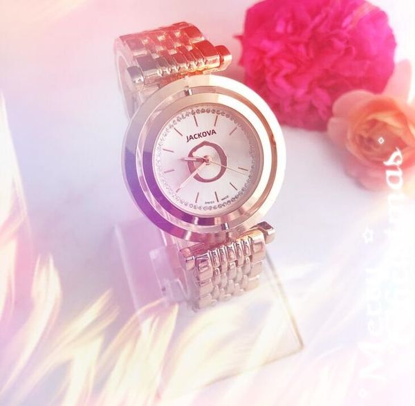 Cadran de haute qualité rotatif montre design 38mm orologio di lusso mouvement automatique à quartz en acier inoxydable Bracelet Chaîne Lady Montre-bracelet