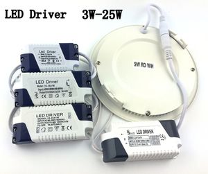 BSOD LED Driver 3W/4W/6W/9W /12W/15W/18W/24W Adaptateur à courant constant Connecteur CC Transformateurs d'éclairage pour Downlight de panneau LED